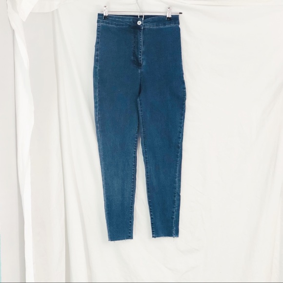 Asos High Waisted Denim Skinny Jeggings Small - Picture 2 of 6